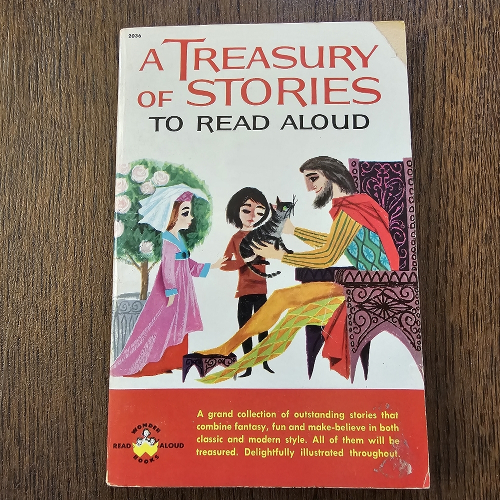 A Treasury of Stories to Read Aloud Vintage 1962 Wonder Books